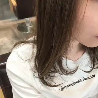 セミロング カラー AUBE hair ales福岡平尾店所属・塚本 昂のヘアスタイル