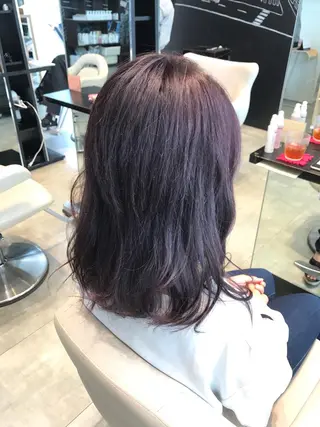 ミディアム カラー ヘアアレンジ Re:ta KANZOのヘアスタイル