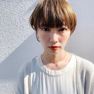 ショート カラー CODE.LINE所属・中川 竜誠のヘアスタイル