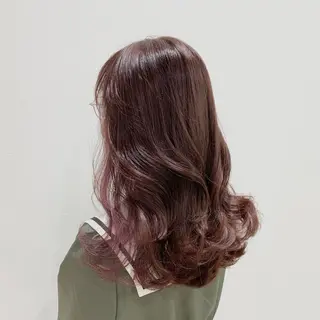 ロング カラー ヘアアレンジ キヨミ 韓国レイヤーカットのヘアスタイル
