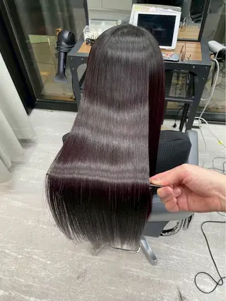 ロング youres hair 髪質改善トリートメント&ヘッドスパ  新宿三丁目店所属・髪質改善/艶髪 韓国レイヤー/えすたのヘアスタイル