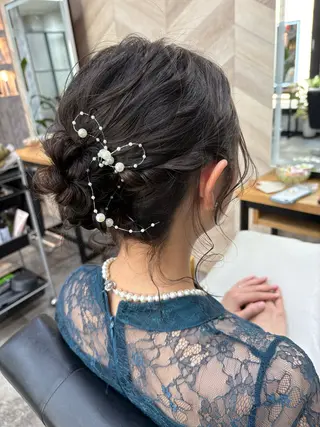 ショート ヘアアレンジ SHANTi 飯塚 ヘアセット/髪質改善のヘアスタイル