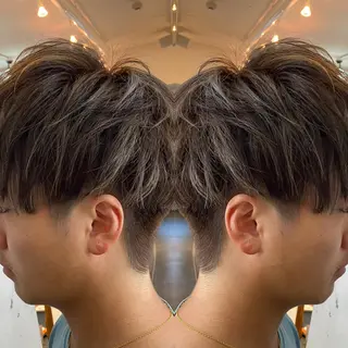 カラー メンズ 🍑艶髪✖️暖色系 ✨momoka🍑のヘアスタイル