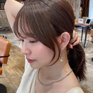 セミロング 🧡くびれヘア/前髪 顔周り🧡久原結衣のヘアスタイル