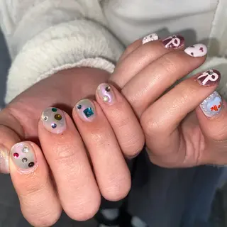 メンズ ネイル ✨akari✨ 韓国、メンズネイルのネイルデザイン