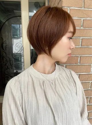 ショート カラー 北條 優輝のヘアスタイル