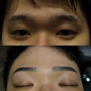 メンズ アイブロウ メンズ眉毛ワックス 青山英憲のヘアスタイル