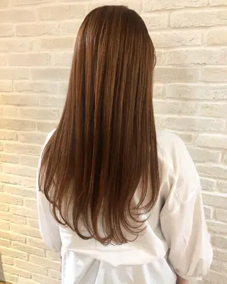 ロング カラー hair salon Ranun髪質改善のヘアスタイル