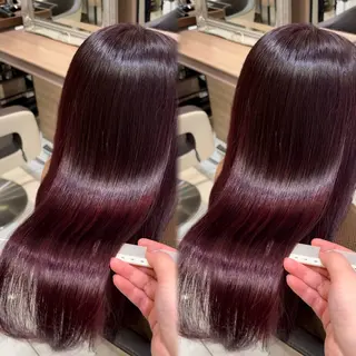 セミロング カラー 🦋髪質改善カラー/ 美髪矯正🦋Mikiのヘアスタイル