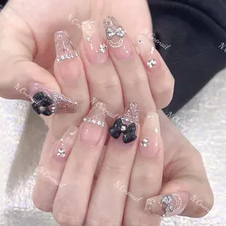 ネイル 長いだし/スカルプ/ パラシェルN.oneのネイルデザイン