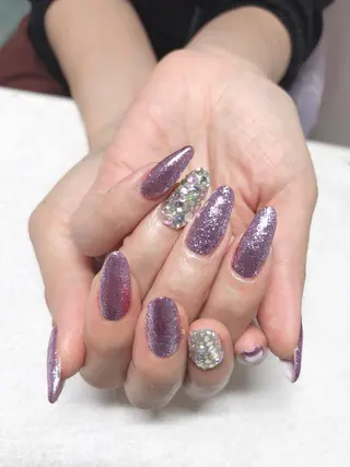 ミディアム ネイル 《LB》ラブリエ Nail&eyeのマツエク・マツパデザイン