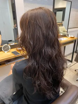ロング パーマ neaf六本木店所属・ボブ／レイヤーボブ ／松尾のヘアスタイル