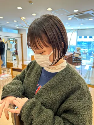 ショート カラー Gardenhair 小笠原篤矢ショートのヘアスタイル