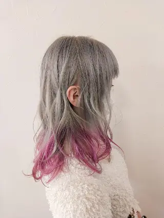 セミロング カラー デザインカラー髪質 改善Lilithのその他イメージ