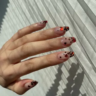 ネイル ざんねん負け犬ちゃん 南堀江のネイルデザイン