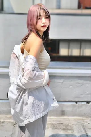 ミディアム カラー corr. 【コール】髪質改善/酸性縮毛矯正/酸性ストレート/ケアブリーチ【札幌/大通】所属・髪質改善酸性縮毛矯正 酸性ストレート◎鈴木のヘアスタイル