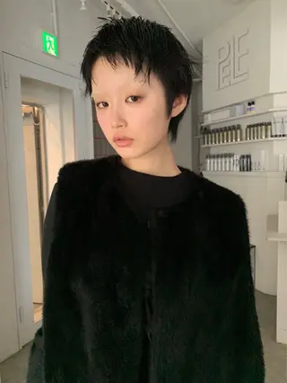 ショート 山田 京介のヘアスタイル