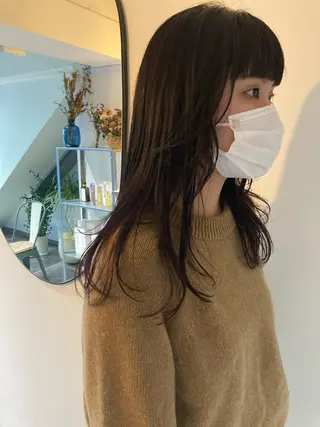 ロング 佐伯 和佳のヘアスタイル