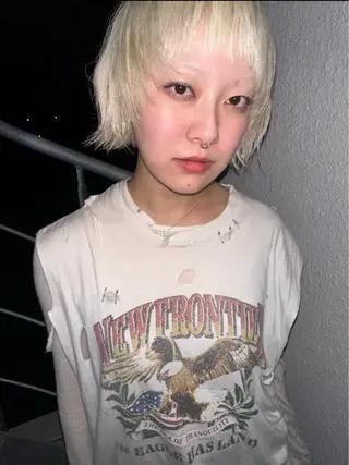 ショート 中野 莉子のヘアスタイル