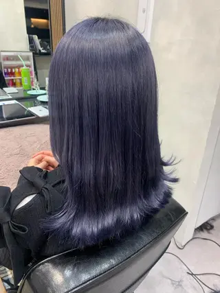 ミディアム カラー ヘアアレンジ SALOWIN Frente店所属・個室で似合わせ好印象 🧡外山弥千代のヘアスタイル