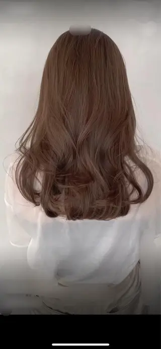 セミロング カラー 縮毛矯正×髪質改善 小笠原大樹のヘアスタイル