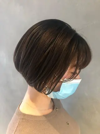 ショート 長谷川 沙紀のヘアスタイル