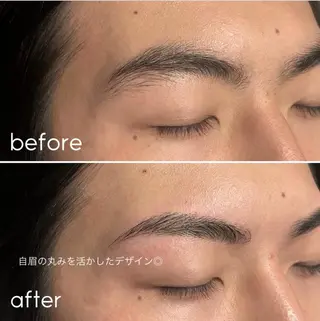 メンズ MENSbeauty salon服部飛鳥の眉毛・アイブロウイメージ