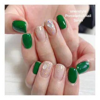 ミディアム ネイル 👑enen style👑のネイルデザイン