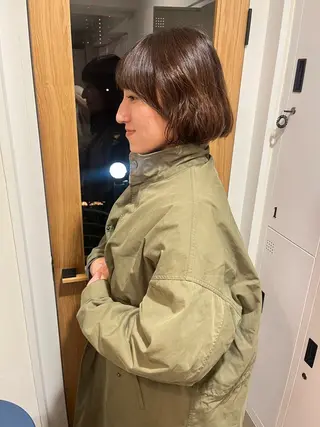 ショート パーマ GO TODAY シェアサロン 表参道Flos店所属・nishi fuyumiのヘアスタイル