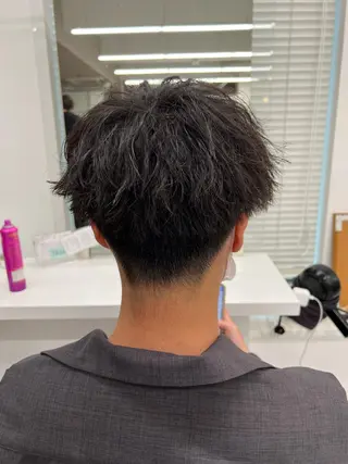 ショート カラー パーマ メンズ トレンド/レイヤー うる艶🪞CANDYのヘアスタイル