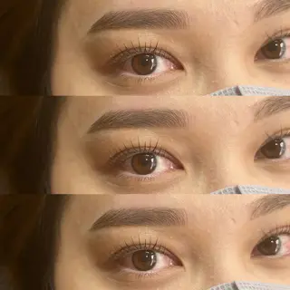 マツエク・マツパ アイブロウ 千島 里歩のマツエク・マツパデザイン