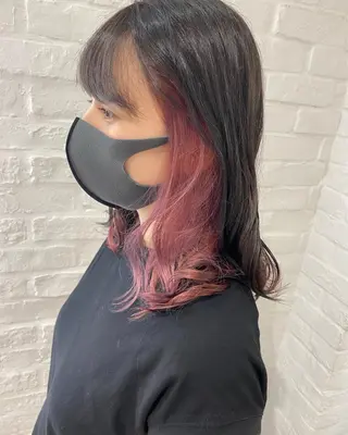 セミロング 🍀透明感抜群🍀/ ハイトーンカラーのヘアスタイル