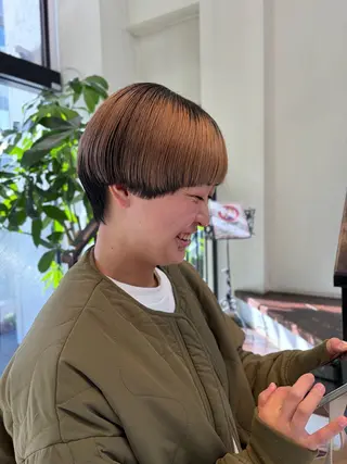 ショート COCOLO credo所属・本木 彩音のヘアスタイル