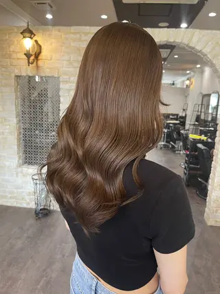 セミロング カラー🫧アレンジ 🎀REIMIのヘアスタイル