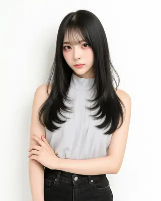 ロング 🤍レイヤーカット /顔まわりカット🤍のヘアスタイル