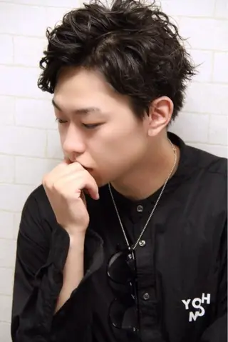 パーマ メンズ Matina hair所属・原 千景のヘアスタイル