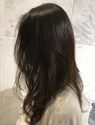 ロング カラー オブヘア鷺沼所属・立石 タテイシのヘアスタイル