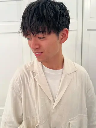 メンズ ブリーチカラー🎀 韓国風/寺門美優のヘアスタイル