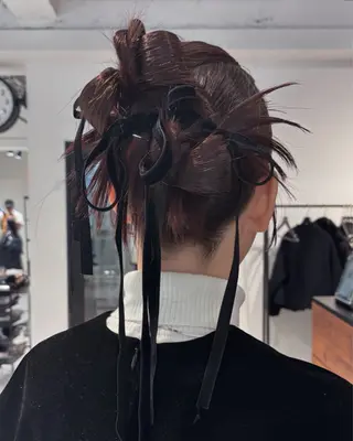 ミディアム ヘアアレンジ ' RYOKAのヘアスタイル