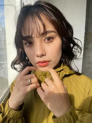 ミディアム カラー 畑中 康志のヘアスタイル