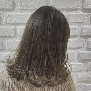 ミディアム カラー 【髪質改善】 kasumi🌷🌷のヘアスタイル