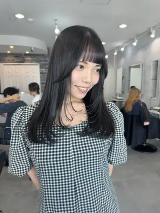 ロング カラー _WHITE 天神店 YUMEKA🐻のヘアスタイル