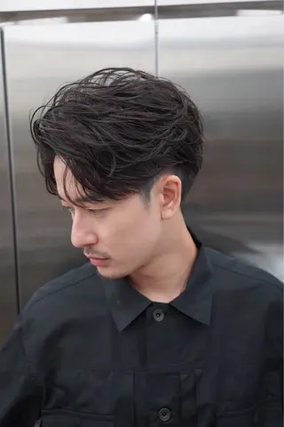 ショート パーマ RETOUCH by fifth メンズサロン【レタッチ バイ フィフス】所属・fifth原宿 A:Ri🧸のヘアスタイル