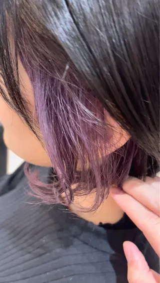 ミディアム カラー 【透明感カラー】/ 【レイヤー】保坂拓也のヘアスタイル