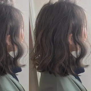 ミディアム カラー graxi'    グラシー所属・ブリーチ/ハイトーン SERINAのヘアスタイル