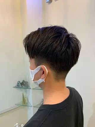 ショート メンズ 透けるbrown カラー🎗♡yukaのヘアスタイル