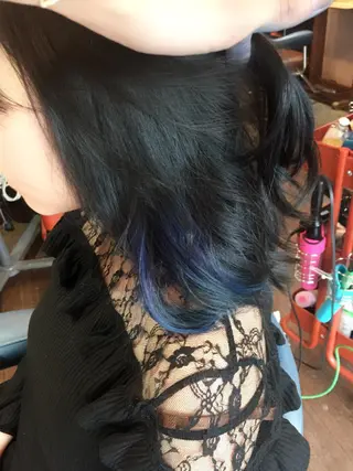 ミディアム カラー 原宿サロン代表 デザインカラー伊藤卓のヘアスタイル