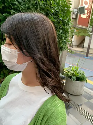 セミロング カラー 美容室soi所属・メンズ特化/石田 凱土のヘアスタイル