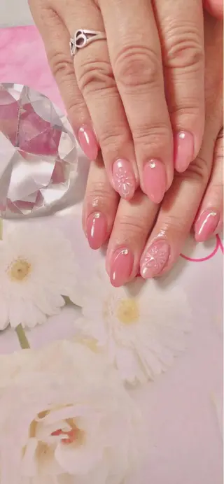 セミロング カラー キッズ ネイル マツエク・マツパ 💎ビューティサロン 湘南　RIRAN💎のネイルデザイン