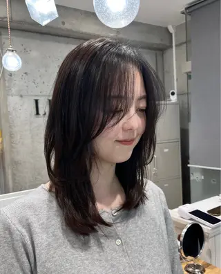 ミディアム 🫧伊東　美優🫧 レイヤーカット⭐︎のヘアスタイル